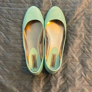 Tiffany blue Steve Madden flats